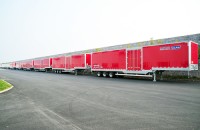 Aluminum alloy vans semi-trailer